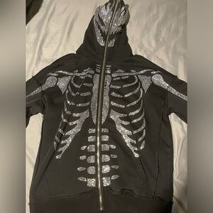Viral Vision Rhinestone Zip up